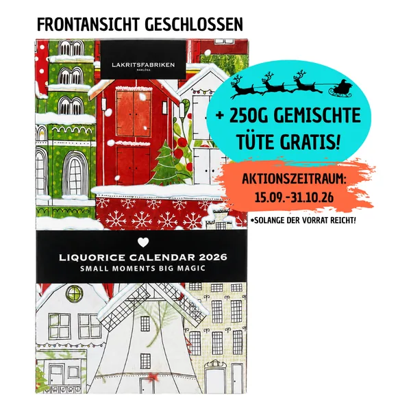Lakritsfabriken Lakritz Adventskalender 2026 720 g